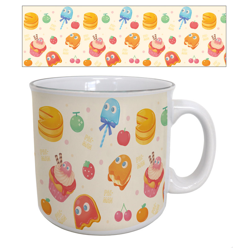 Pac-Man - Sweets Pattern 20oz. Camper Mug