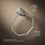 Pinstripe Wall Mounted Towel Ring-1602450629