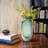 Hosmer Crystalized Glass Vase- Large