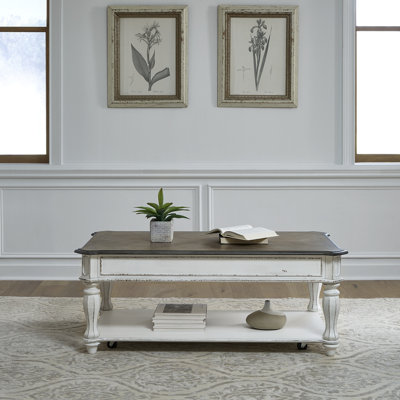 Colchester Lift Top Cocktail Table w/ Casters