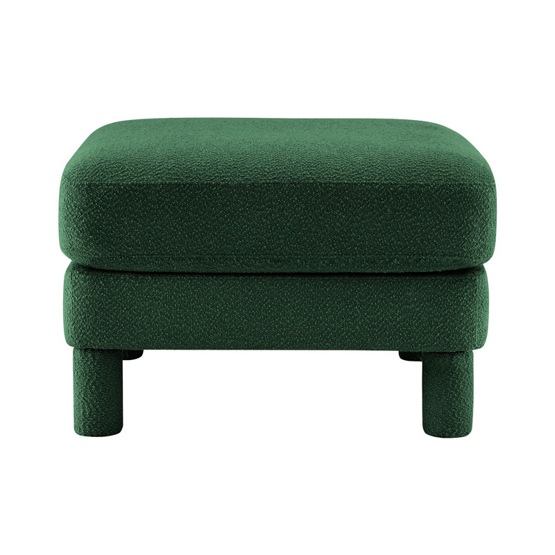 Repose-pieds en polyester, Vert