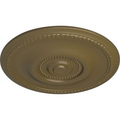 Médaillon de plafond Endurathane Raynor, DE 20 5/8 po x P 1 3/8 po (convient aux auvents jusqu'à 6 po), finition de boue du Mississippi peinte à la main