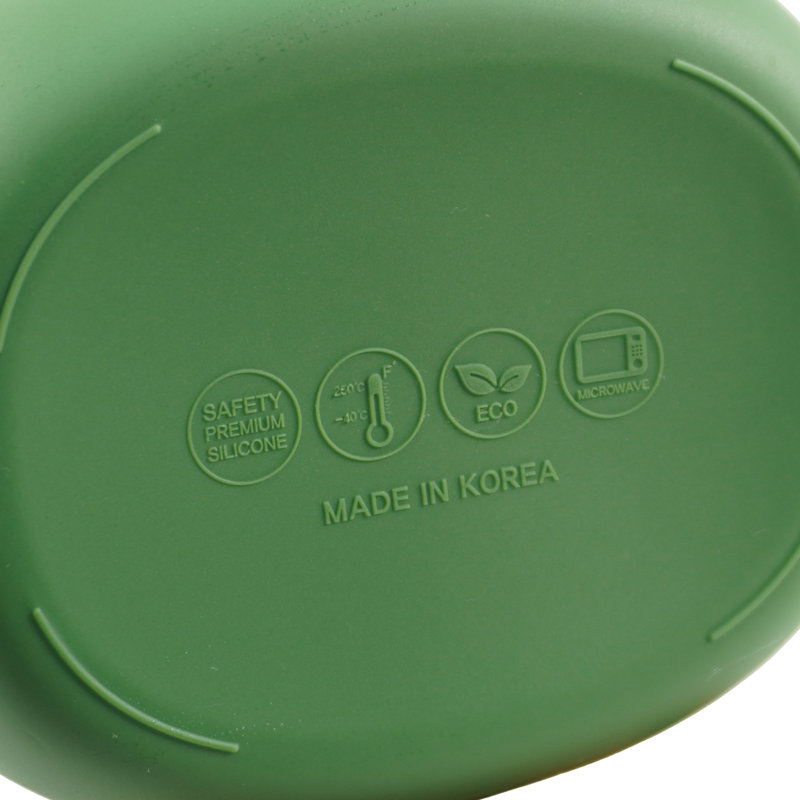 [giorno Felice] Thesili Silicone Easycookcontainer 600ml / Leaf Green, Green