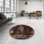 Tapis noir/rouge/beige traditionnel Ganta-858645739