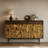 Unique High Legged Stainless Steel Buffet Table