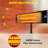 Aluminum and Steel Electric Standing Patio Heater Patio Heater
