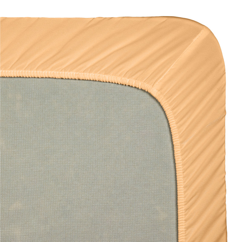 Drap-housse simple de couleur unie Premier., Double, Orange abricot