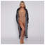 Gender Neutral Mid-Calf Bathrobe with Pockets-1790452074
