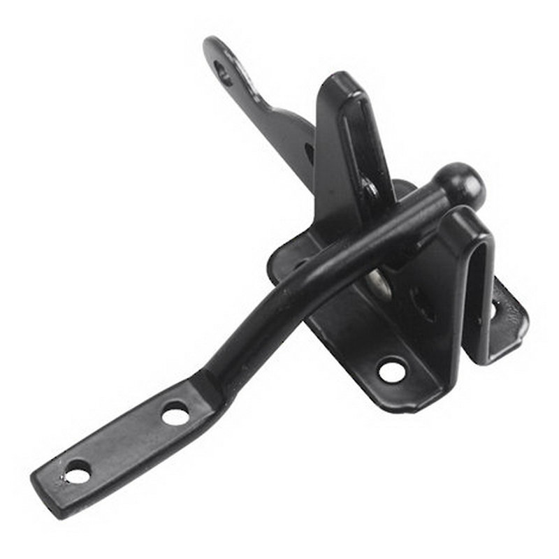 Metal Gate Latch, Black