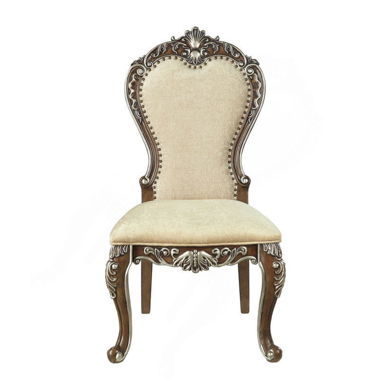 Chaise d'appoint Latisha à finition chêne antique (ensemble de 2 accoudoirs)