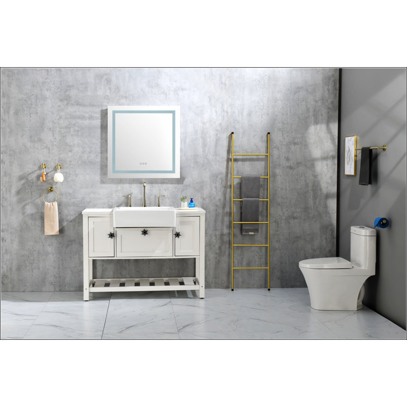 LED Bathroom Mirror   "x   " with Front and Backlight, Large Dimmable Wall Mirrors with Anti-Fog, Memory, 3Colors, LED Vanity Mirror