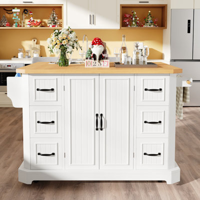 120 cm W Kitchen Cart with Top