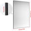 Miroir de salle de bain 48 po x 32 po moderne avec cadre noir - Pratique pour différentes pièces comme la salle de bain, la chambre à coucher, le salon, le vestiaire, la salle rectangulaire en aluminium-1082076702-1082076700