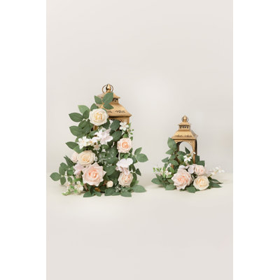  Ling's Moment 2ft Flower Garlands in Blush & Cream