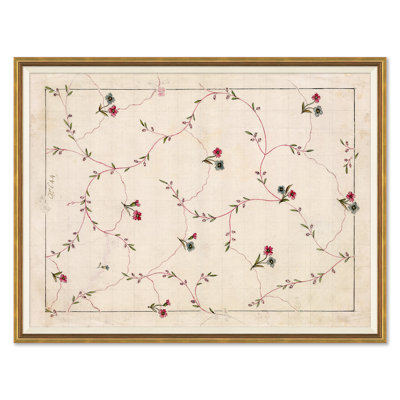 «Antique Floral Vines II»