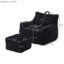 Fauteuil à billes en peluche avec accoudoirs et repose-pieds Giant-164481245