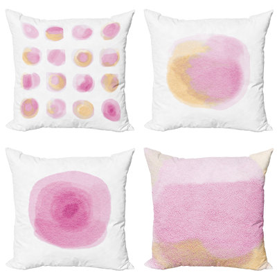 Everts Indoor / Outdoor Abstract Square Throw Pillow Cover