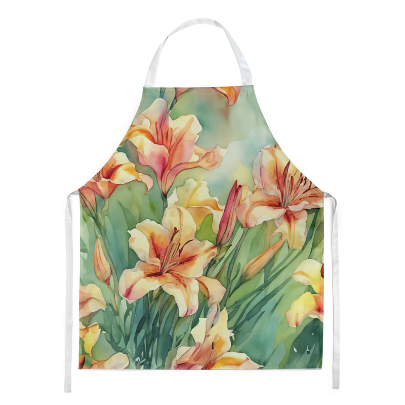 Iris du Tennessee en tablier aquarelle, Lys jaunes Utah Sego