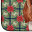 Tapis de vaisselle Blenheim English Toy Spaniel Christmas PoinsettIas-119904709