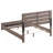 Oak 5-Piece Slatted Headboard Panel Bedroom Set