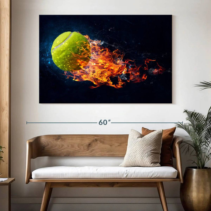 Balle de tennis Sireci Blazing, H 34 po x l 51 po