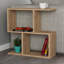 Barbara Side Table Modern 2-Tier Design with Storage Compartments-24070001