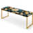 Beige/Teal Serene Conformation Floral Elegance