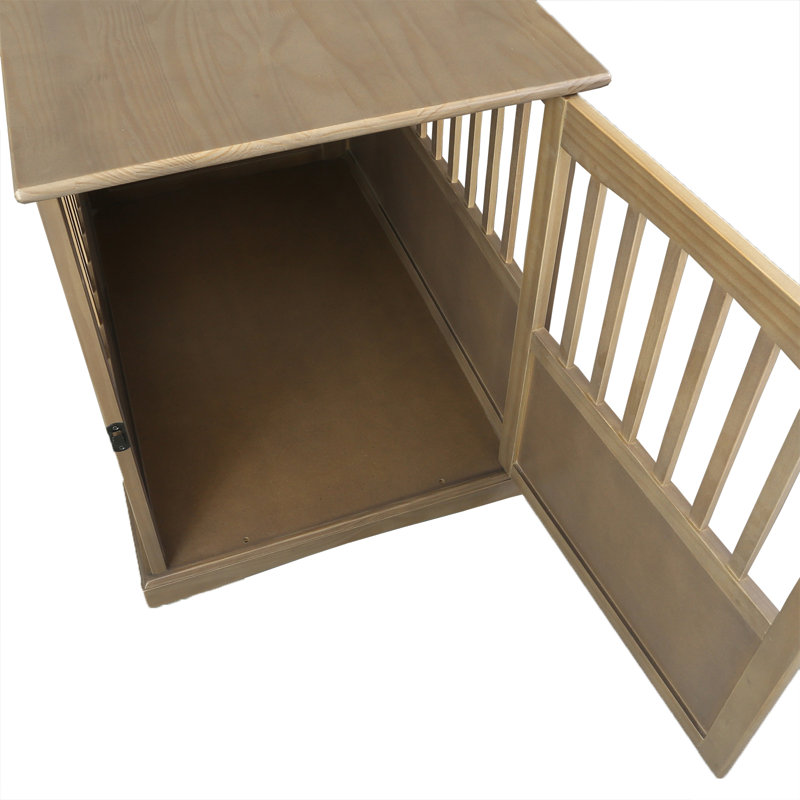 Wood Pet Crate with 1 Door, 29.25" H x 24.00" L x 36.50" D