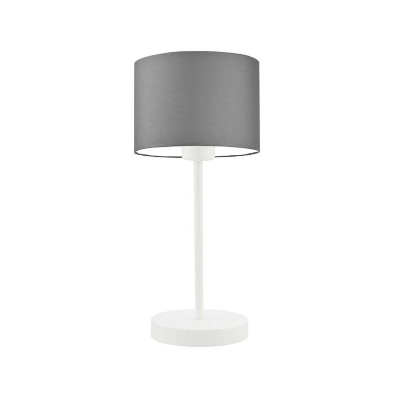 Arseny Metal Table Lamp, Grey, White