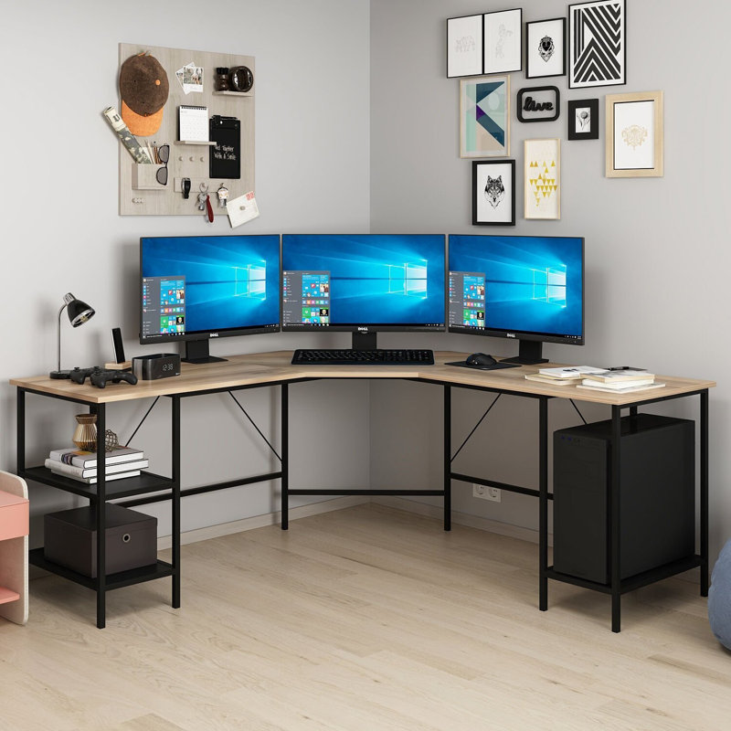 Bureau d'étudiant, Brun / Noir