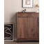 Durable Solid Wood Shoe Cabinet with Ventilated Design