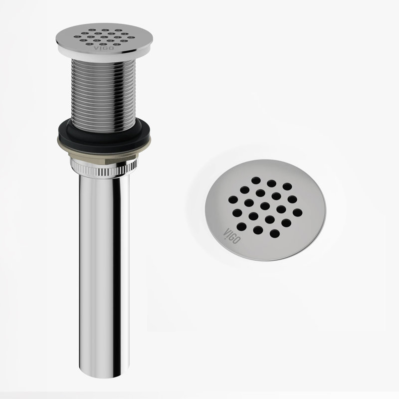 Vessel Grid Bathroom Sink Drain, Chrome