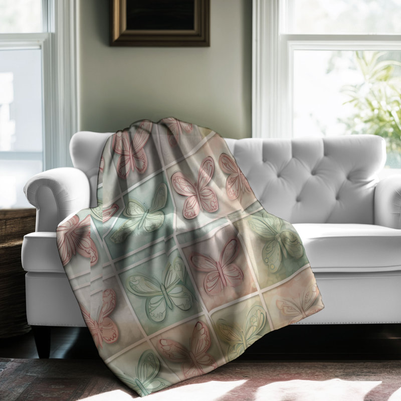 Patchwork Beauty - couverture de qualité supérieure 1 pièce, Lit simple