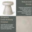 Tabouret d'appoint en céramique Abra-1867125394