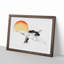 Bird Flying During Sunset by Kono Bairei - Single Picture Frame Painting-55466102-55466103