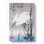 White Heron Irises by Utagawa Hiroshige - Wrapped Canvas Painting-55305141