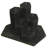 Black Velvet Wrapped Hexagon Ring Tabletop Display
