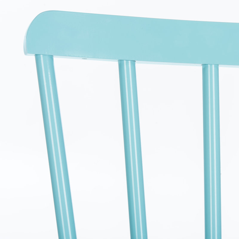 Clifton Outdoor Dining Side Chair, Baby Blue