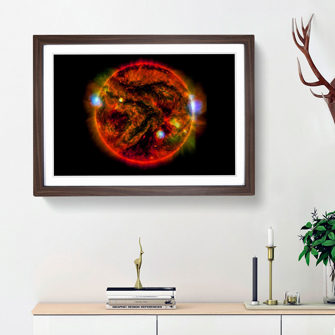 Staring at the Sun in Abstract - Framed Print