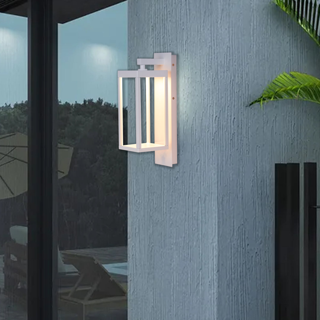 2-Pack Outdoor Wall Sconce Exterior IP54 Waterproof LED Wall Light Fixture Modern Wall Mount Latitude Run® Fixture 