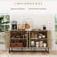 Buffet buffet, armoire à café, chêne