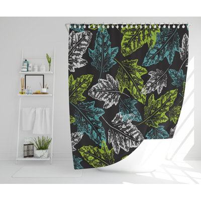 Radia Polyester Shower Curtain Set