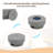 Outdoor Round Steel Fire Pit Table-689993479