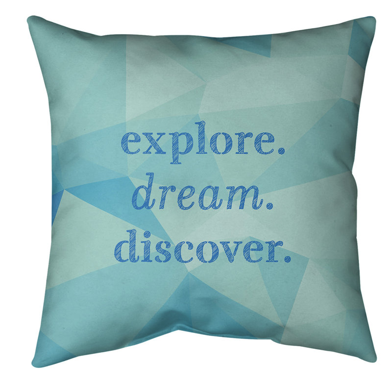 Coussin de sol, 28 po x 28 po, Bleu pâle
