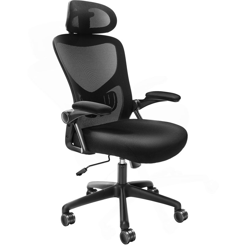 Chaise de bureau ergonomique avec repose-tête Saiden