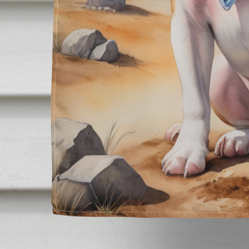 Drapeau Cowboy Welcome House, Bouledogue américain