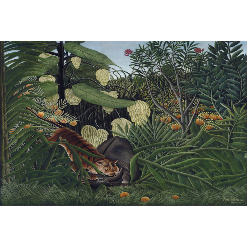 La jungle de Rousseau I, H 24 po x l 36 po