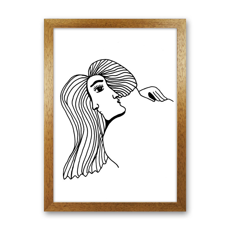 Illusion by Carissa Tanton - Print, Oak Framed, 46cm H x 34cm W x 3cm D