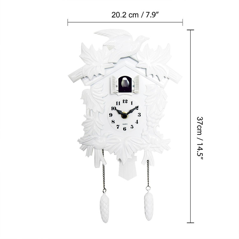 Sokol Vintage Cuckoo Wall Clock, White