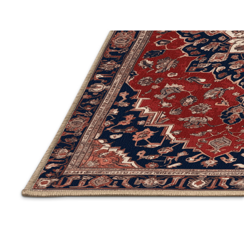 Tapis brun lavable à la machine, Rectangulaire 2 pi x 3 pi